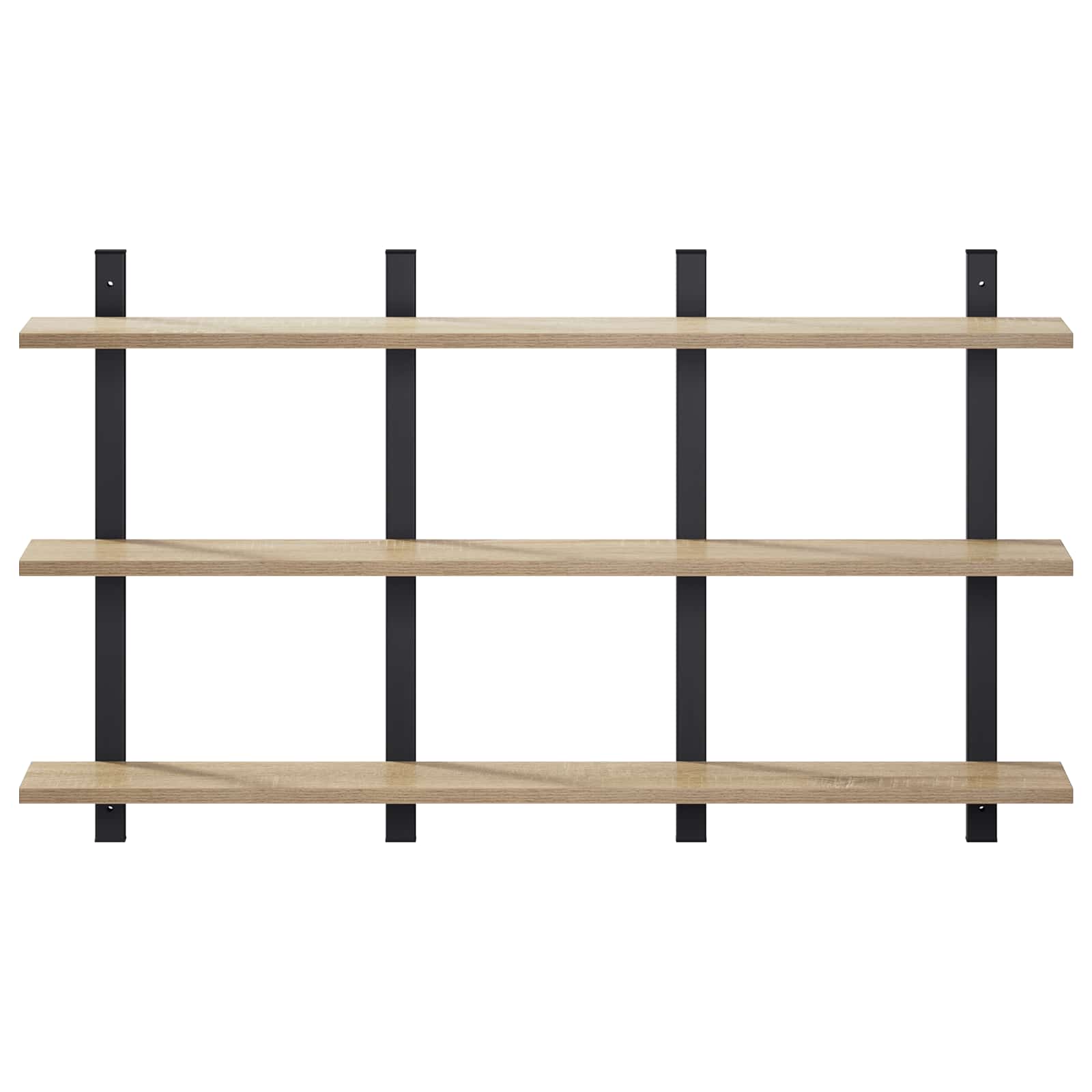 Stenska polica Sonoma hrast 102 x 13.5 x 58 cm Inženirski les