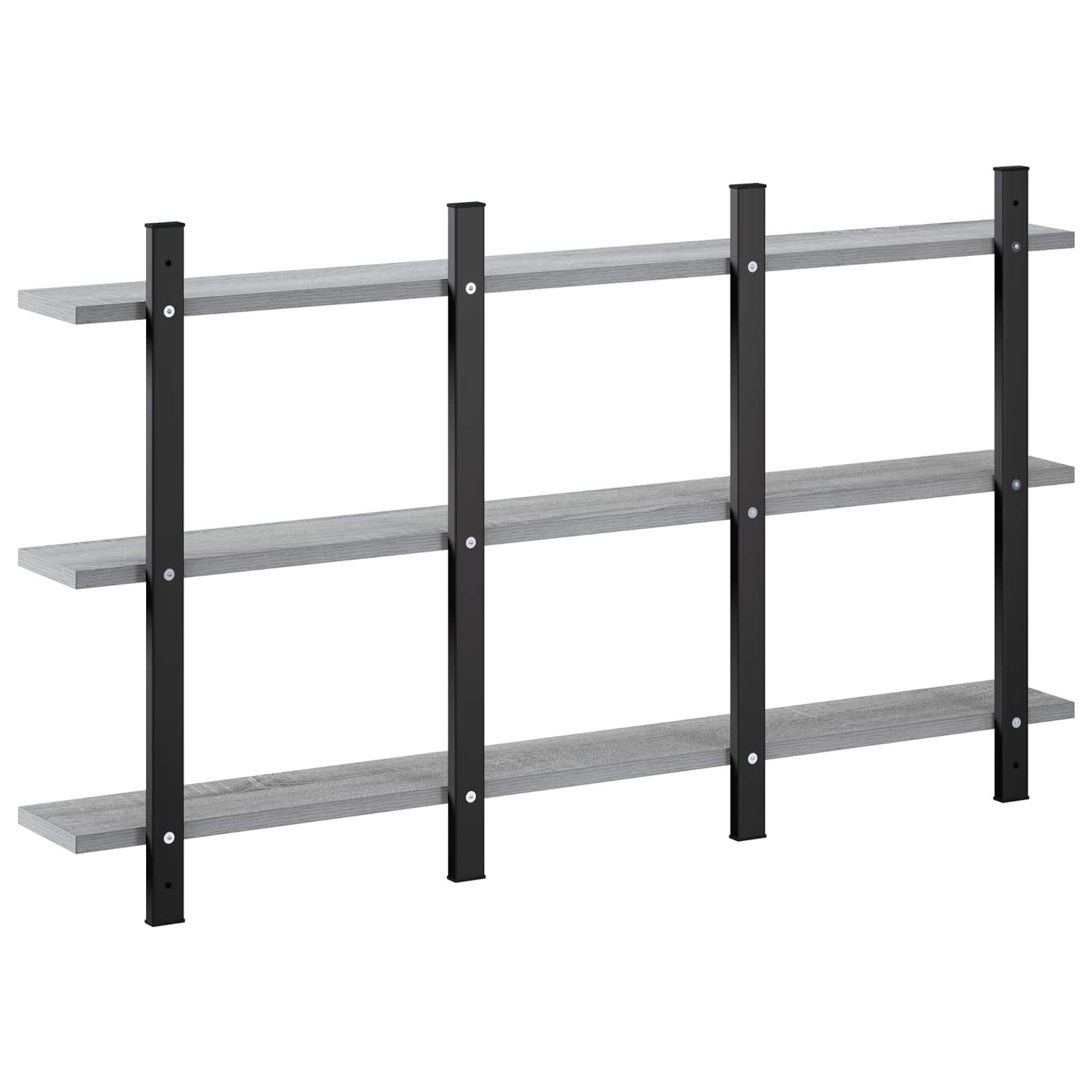 Stenska polica Siva Sonoma 102 x 13.5 x 58 cm Inženirski les