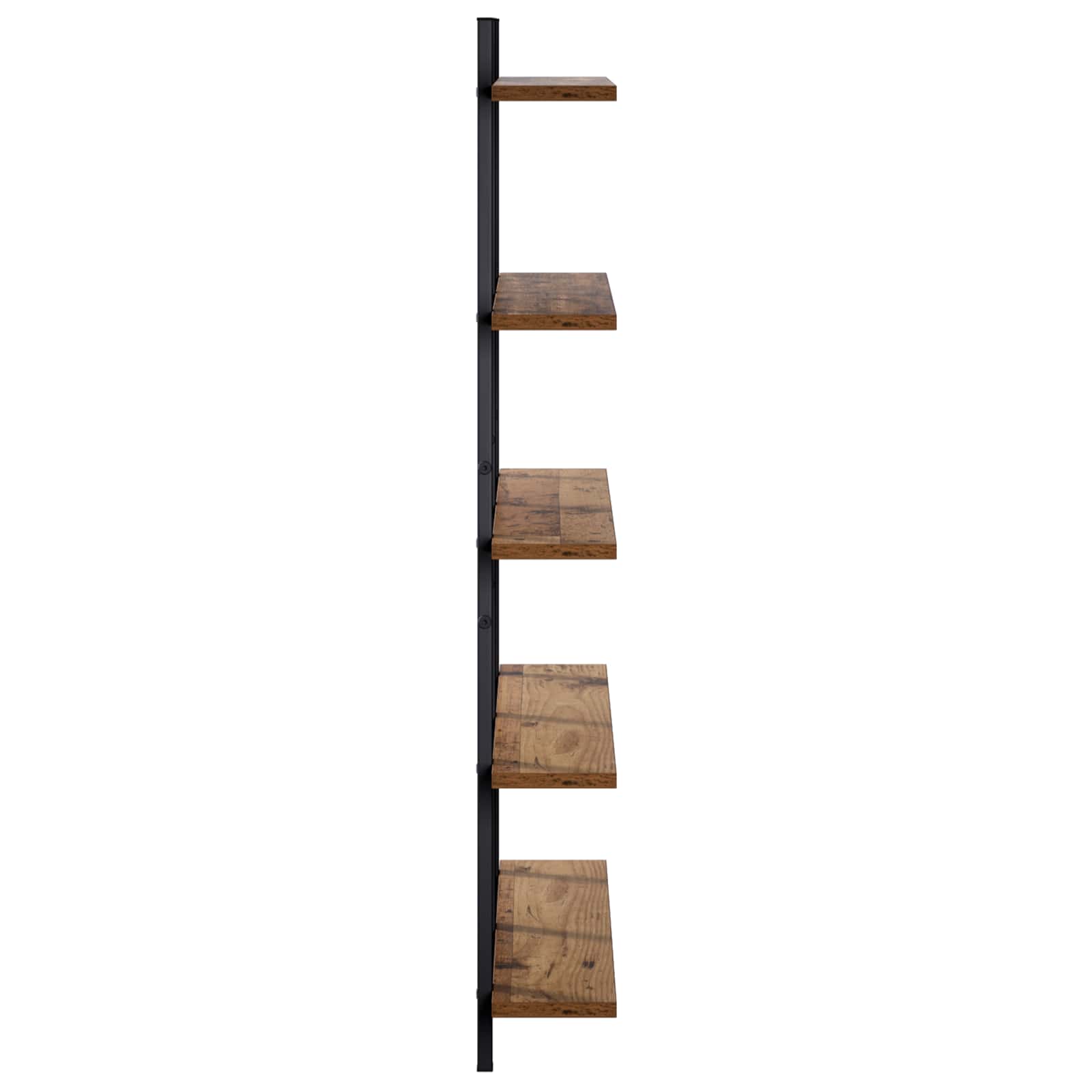 Stenska polica Star les 79.5 x 13.5 x 102 cm Inženirski les