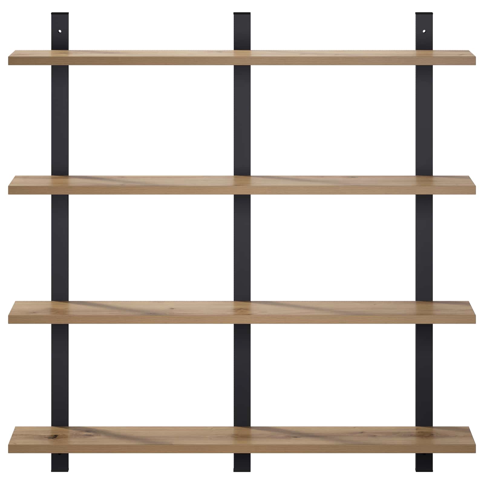 Stenska polica Artisan hrast 79.5 x 13.5 x 80 cm Inženirski les