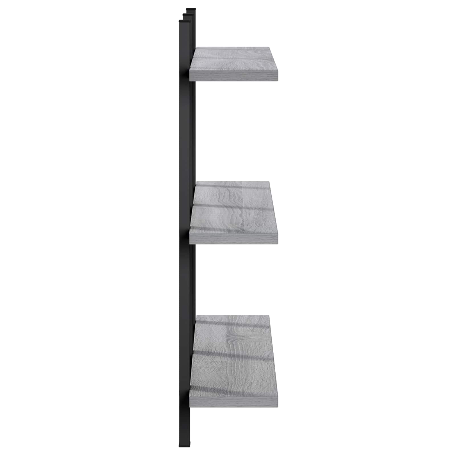 vidaXL Wandplank Grijs Sonoma 79.5 x 13.5 x 58 cm Bewerkt hout, foto 4