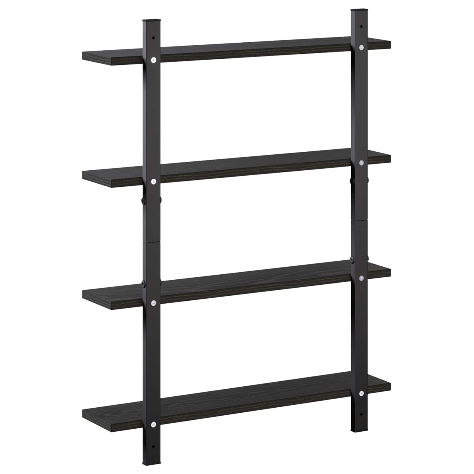 Stenska polica Črni hrast 60.5 x 13.5 x 80.5 cm Inženirski les