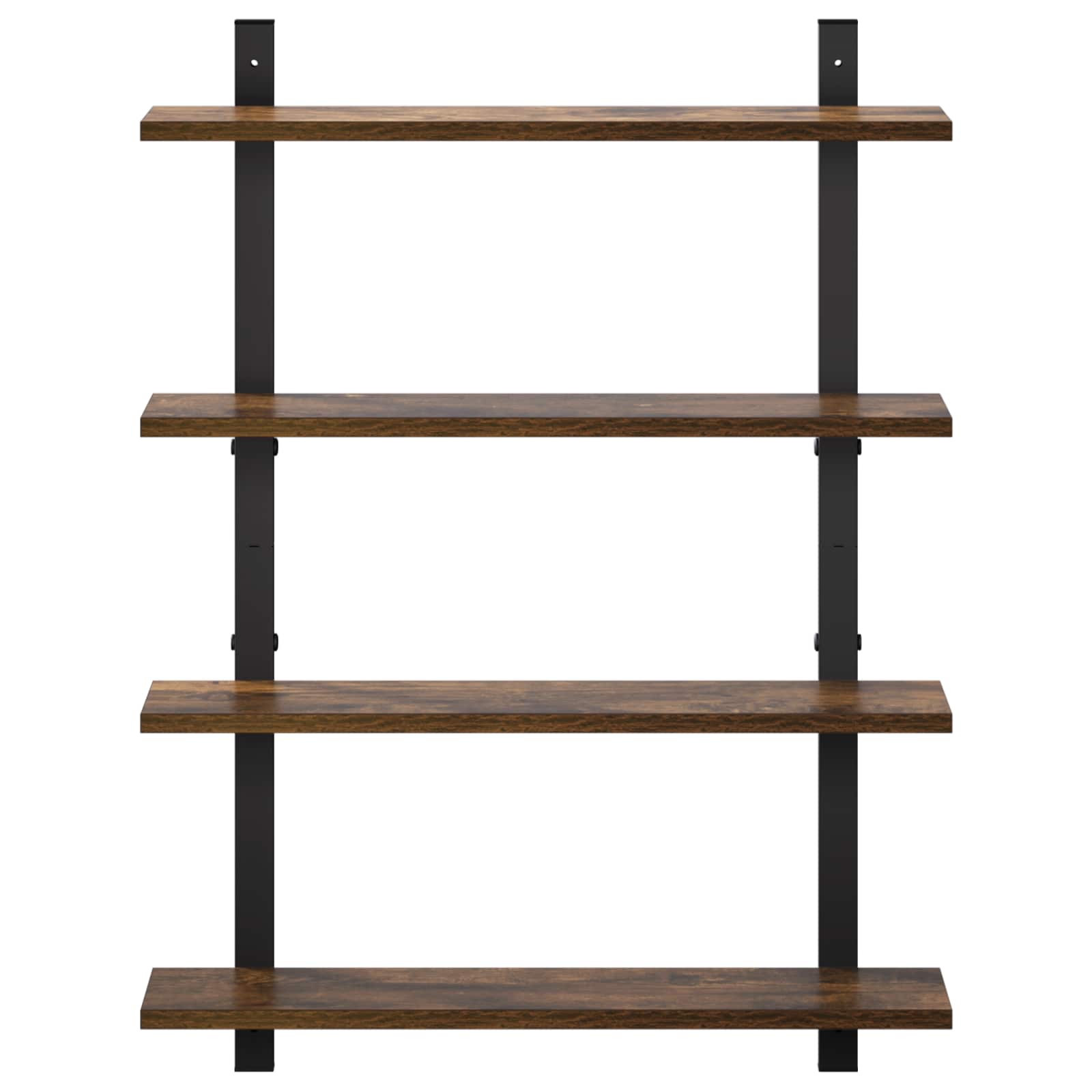 Stenska polica Dimljen hrast 60.5 x 13.5 x 80.5 cm