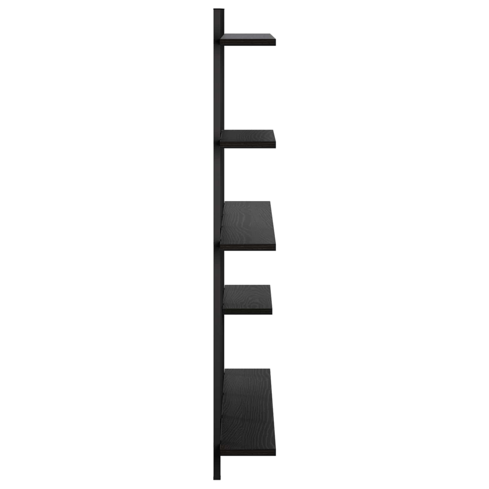 Stenska polica Črni hrast 102 x 13.5 x 102.5 cm Iverna plošča