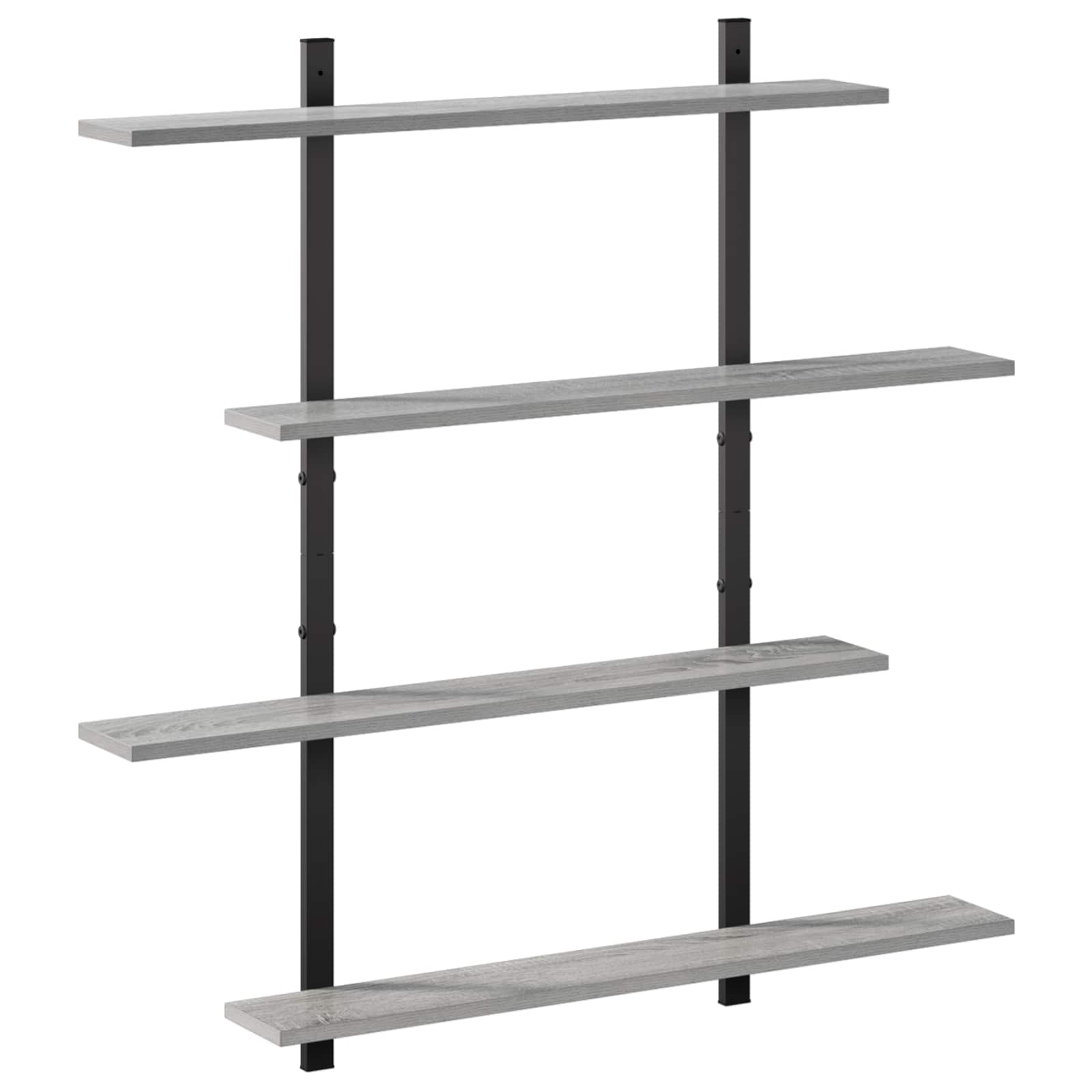vidaXL Wandplank Grijs Sonoma 100 x 13.5 x 101 cm Bewerkt hout, foto 3