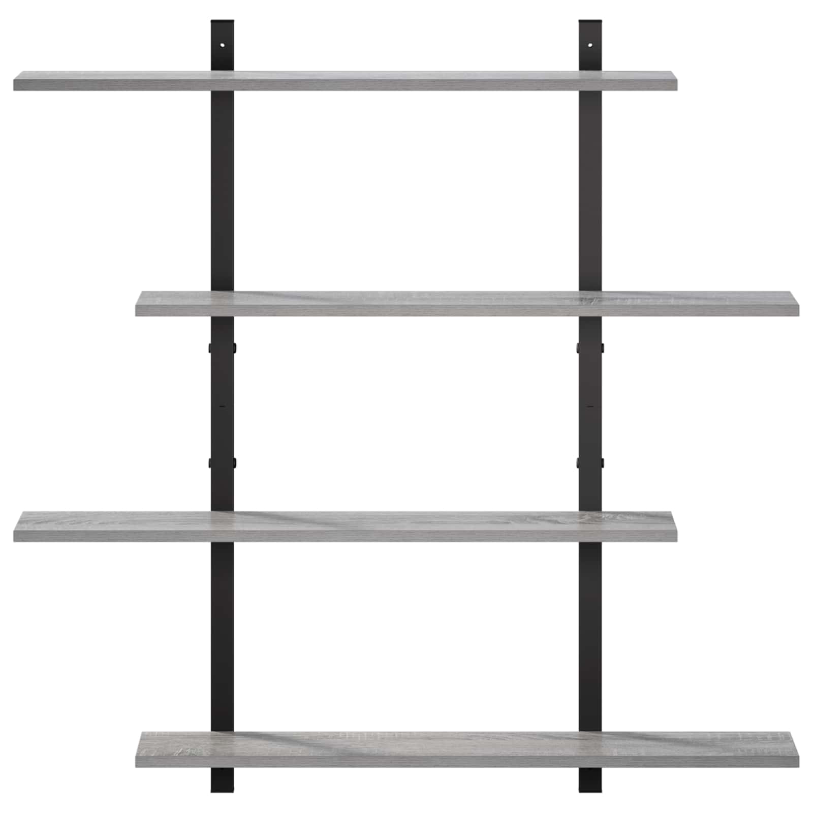 vidaXL Wandplank Grijs Sonoma 100 x 13.5 x 101 cm Bewerkt hout, foto 2