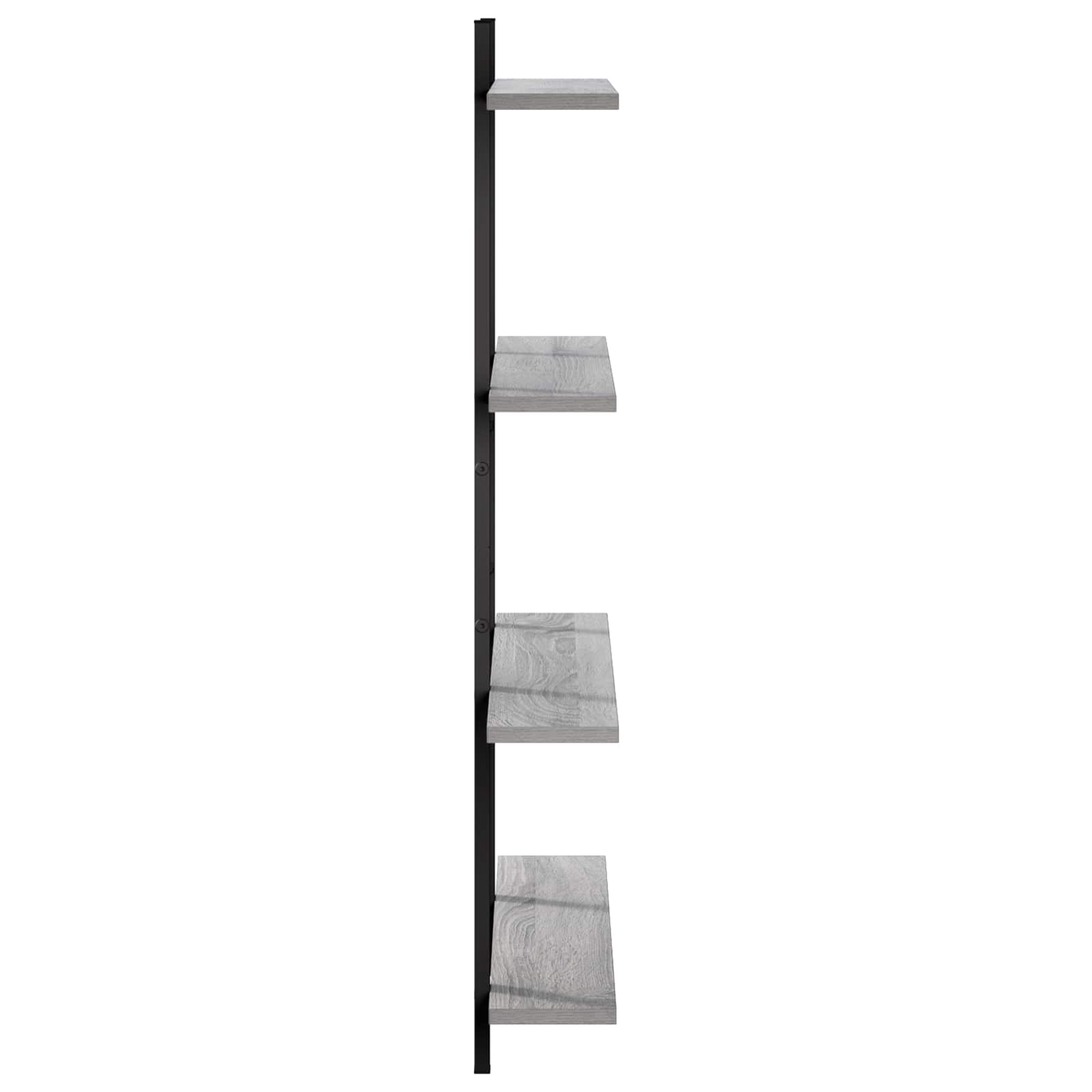vidaXL Wandplank Grijs Sonoma 100 x 13.5 x 101 cm Bewerkt hout, foto 4