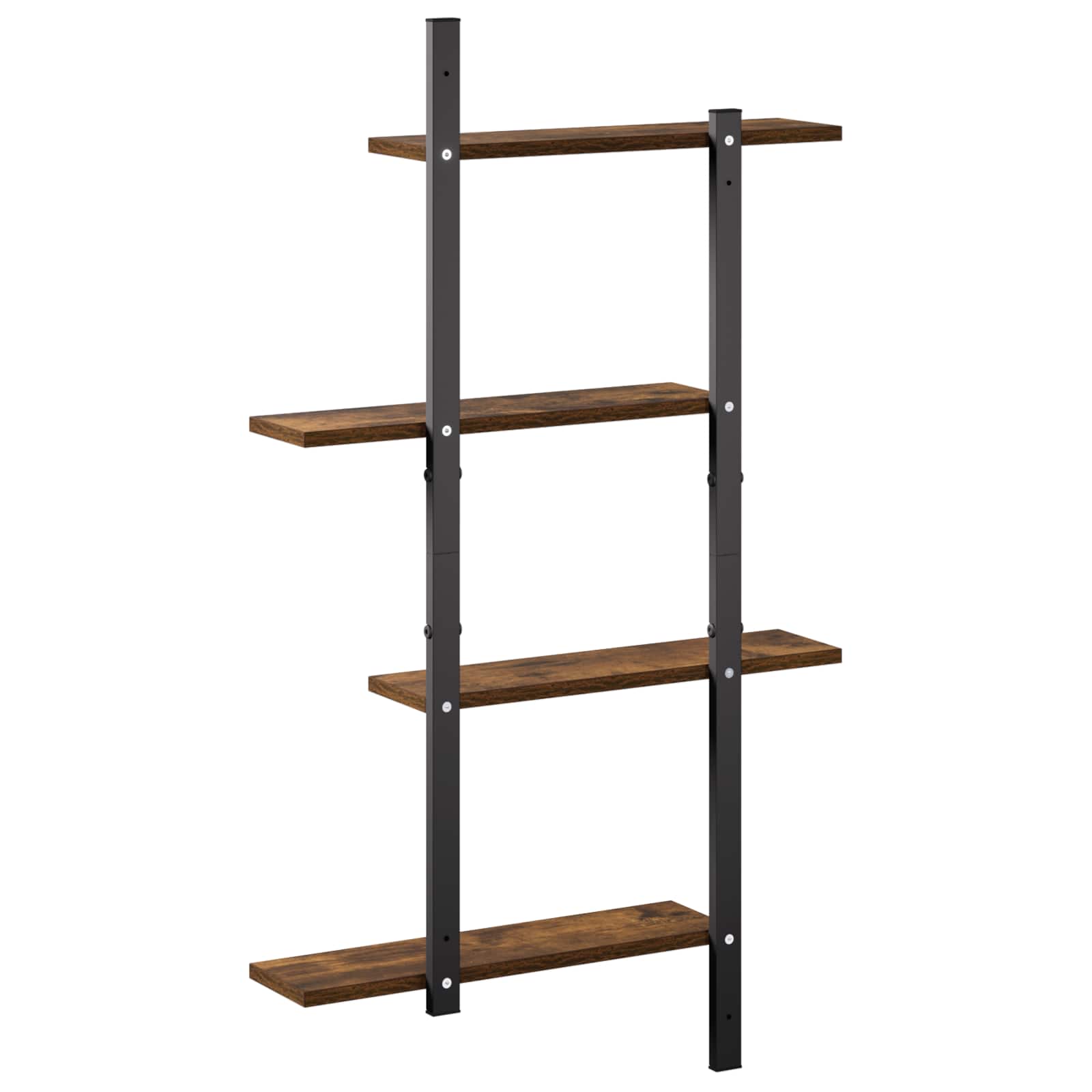 Stenska polica Dimljen hrast 61 x 13,5 x 105,5 cm Iverna plošča