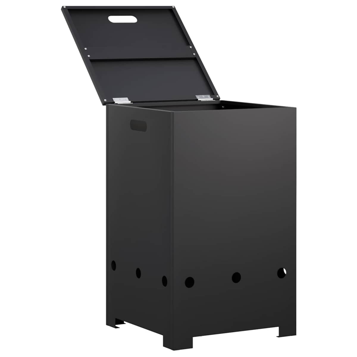 Gasflaskeskjuler 40 x 40 x 66 cm Stål Sort - Billede 2