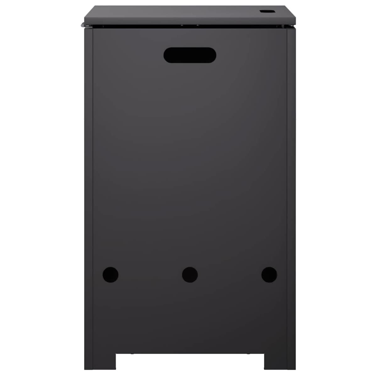 Gasflaskeskjuler 40 x 40 x 66 cm Stål Sort - Billede 5