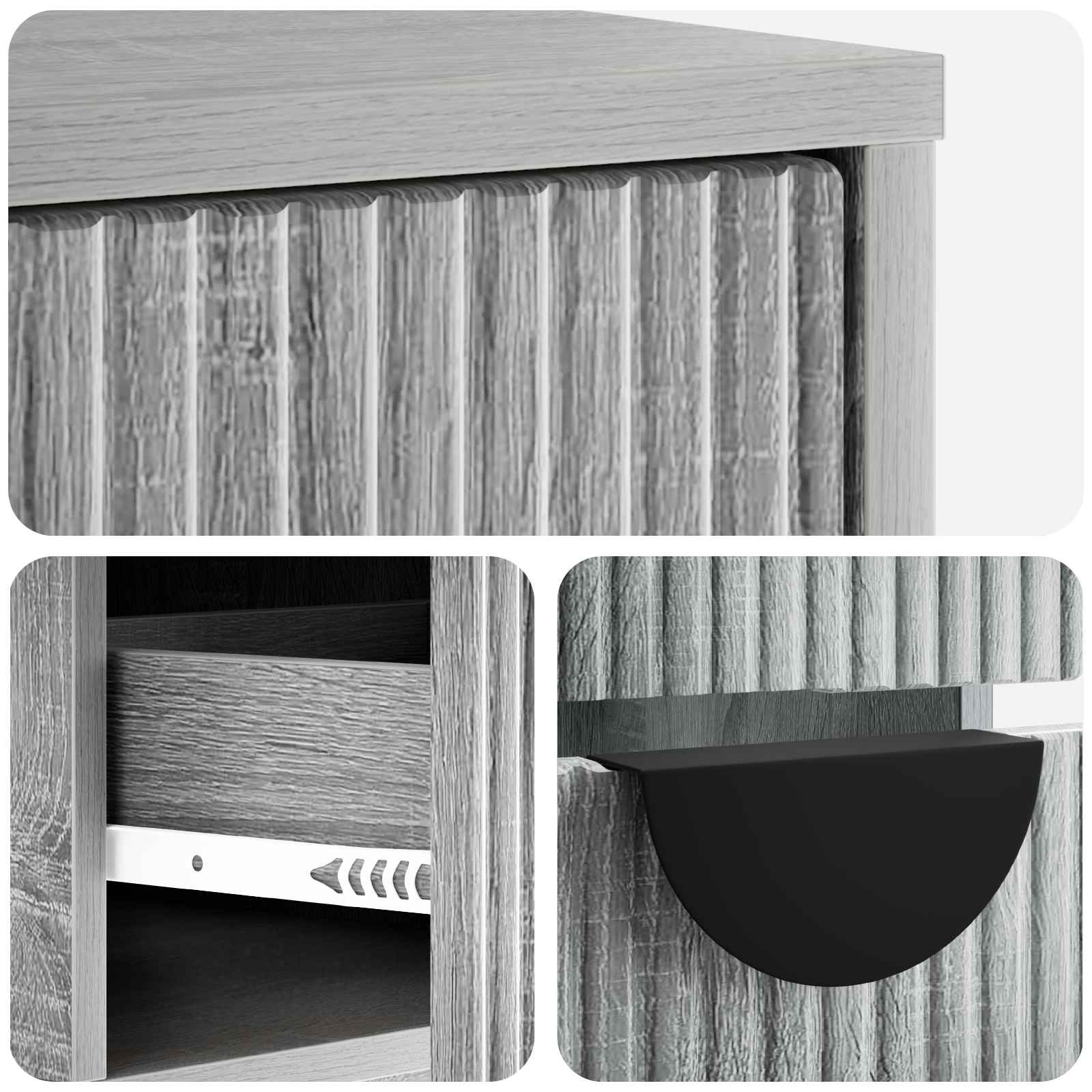 TV omarica VENRAY 101 x 36,5 x 40 cm Siva Sonoma
