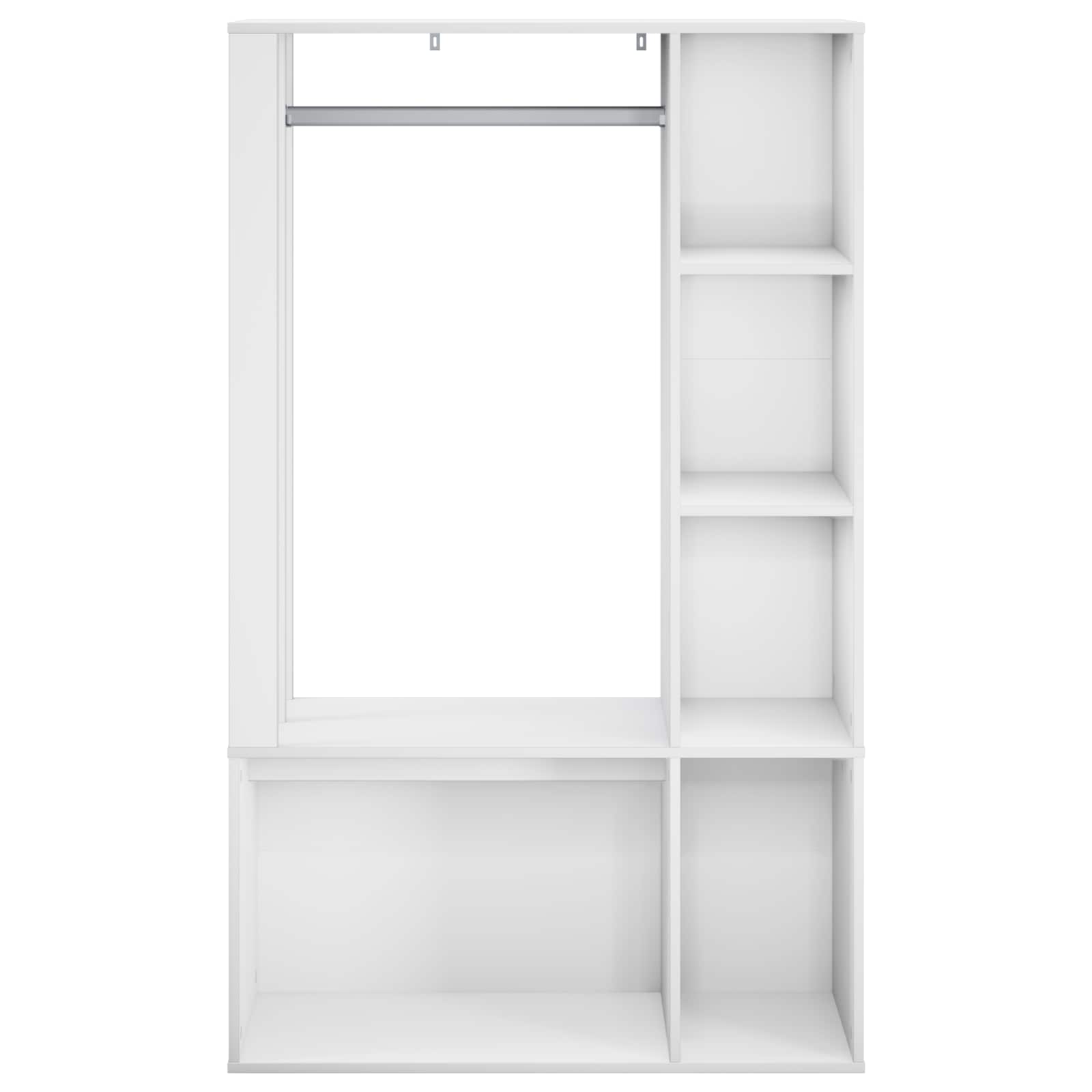 Garderobna omara za hodnik Bela 91 x 32 x 150,5 cm