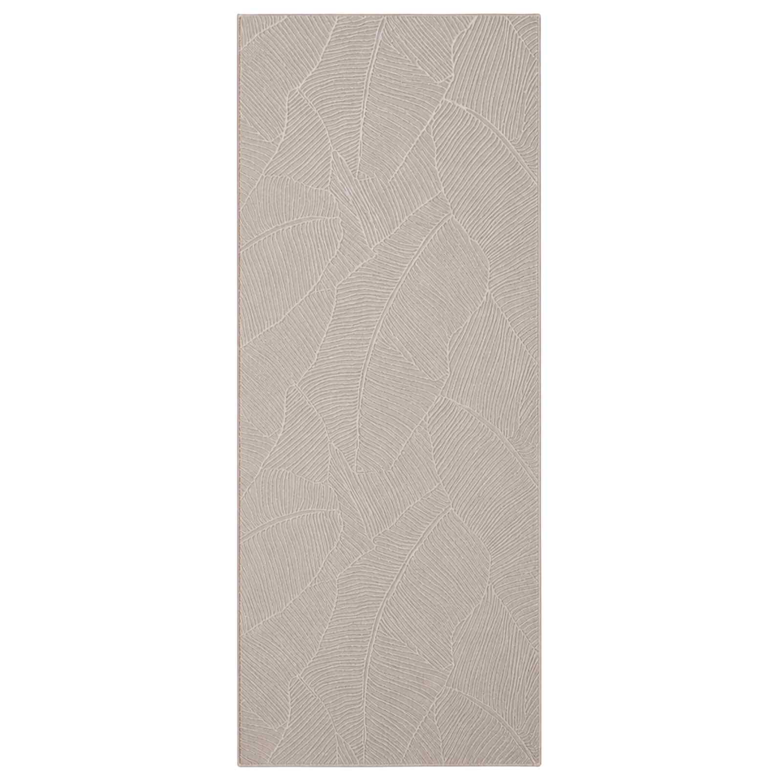 Preproga IZA Bež 80 x 200 cm 100% poliester Nizek flor