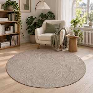 Tæppe IZA Beige 100% polyester Lav luv