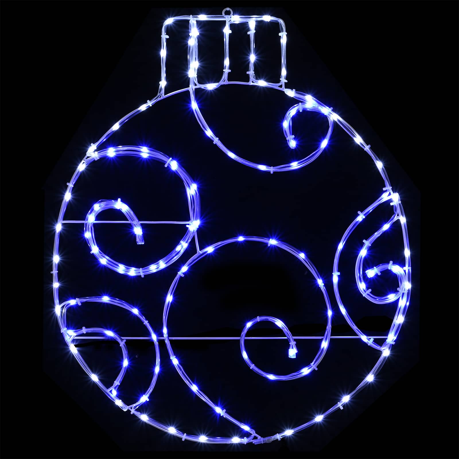 LED božična krogla LOVIISA 160 LED Modra 55 x 65 cm