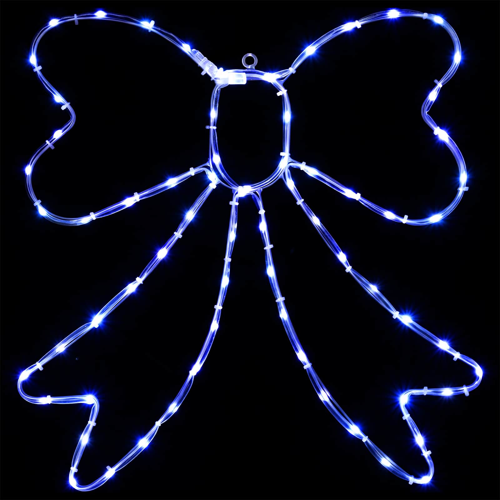 LED svetleča pentlja LOVIISA 70 LED Modra 50 x 51 cm