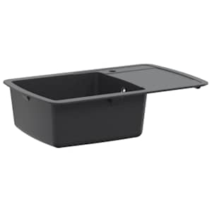 vidaXL &Uuml;he kausiga k&ouml;&ouml;givalamu Graniit 78 x 50 x 31 cm Tumehall