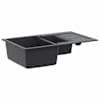 vidaXL Kaheosaline k&ouml;&ouml;givalamu Graniit 80 x 50 x 30,5 cm Tumehall