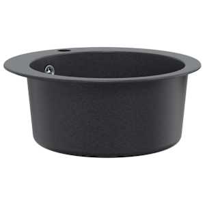 vidaXL &Uuml;he kausiga k&ouml;&ouml;givalamu Graniit 50,5 x 29 cm Tumehall
