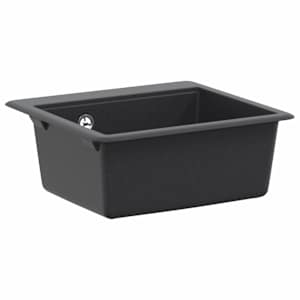 vidaXL &Uuml;he kausiga k&ouml;&ouml;givalamu Graniit 47 x 44 x 19 cm Tumehall