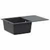 vidaXL &Uuml;he kausiga k&ouml;&ouml;givalamu Graniit 67 x 46 x 19 cm Tumehall