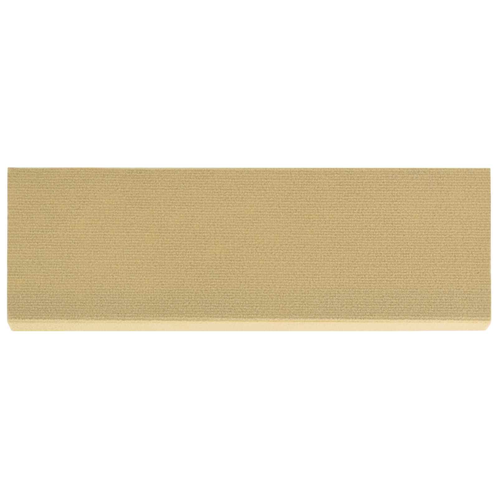 vidaXL - Traptredenmatten - 15 - st - 65 - x - 21 - x - 4 - cm - Beige - Polyester
