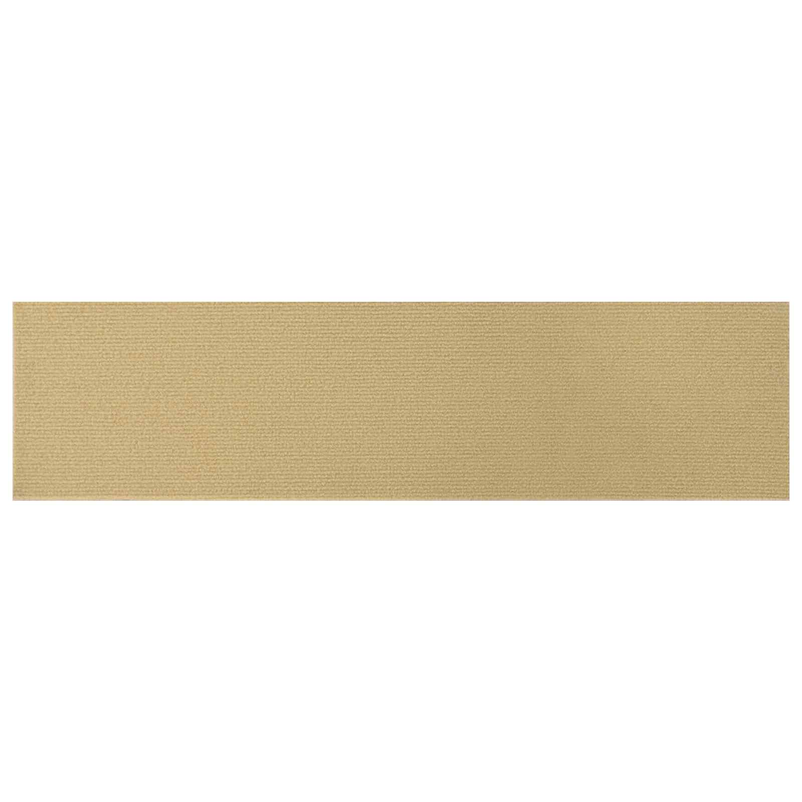 Podloge za stopnice 15 kos 76 x 20 cm Bež Poliester Pravokotna