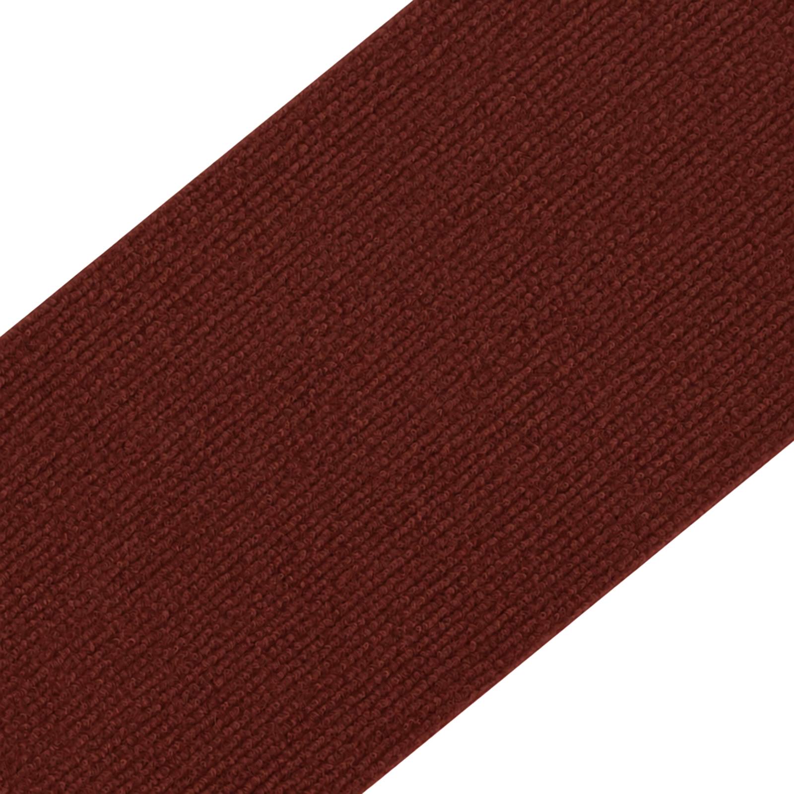 Podloge za stopnice 15 kos 76 x 20 cm Burgundija Poliester