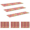 vidaXL Trepiastmematid 15 tk 76 x 20 cm Mitmev&auml;rviline Pol&uuml;ester