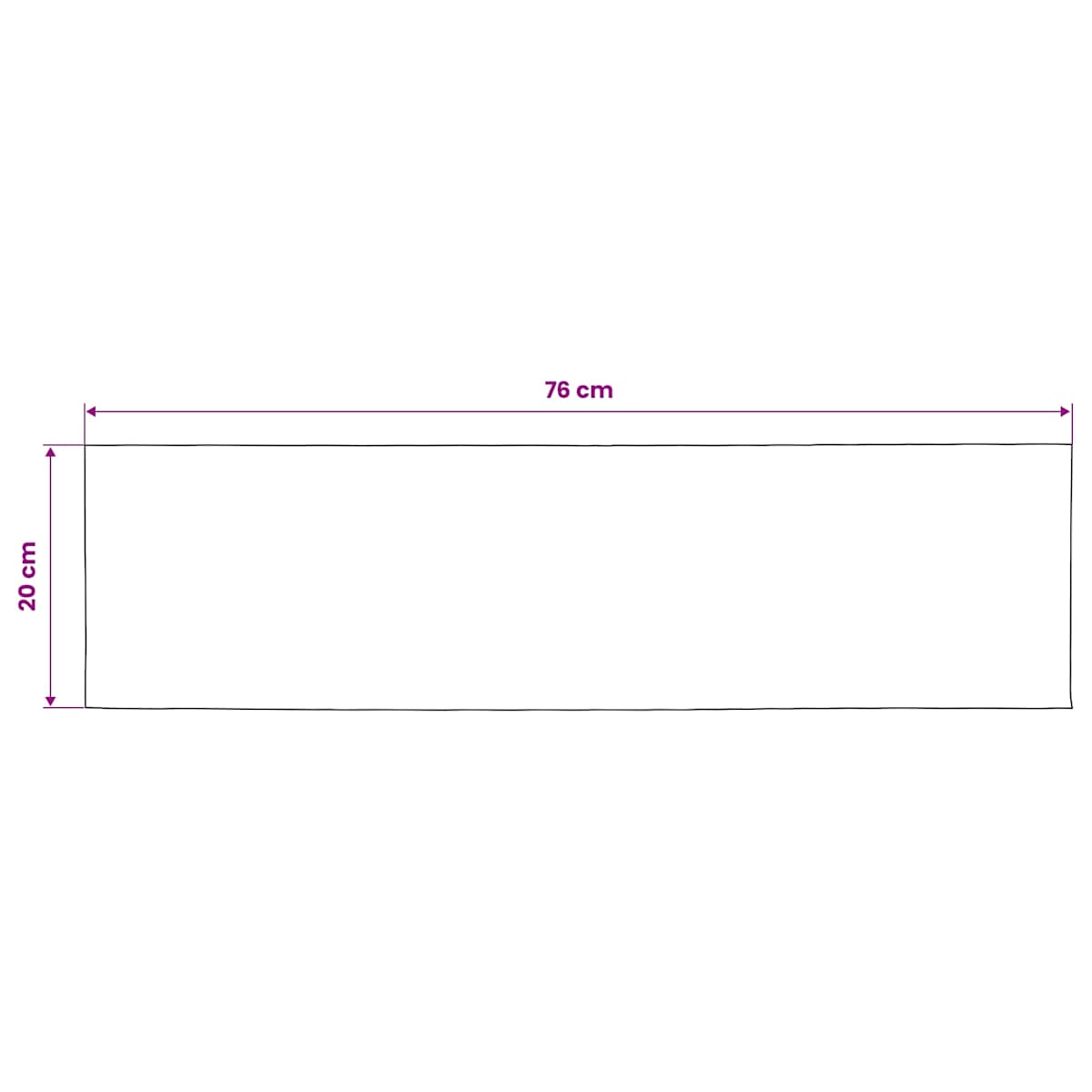 Trinmåtter 15 stk. 76 x 20 cm Flerfarvet Polyester Rektangulær - Billede 6