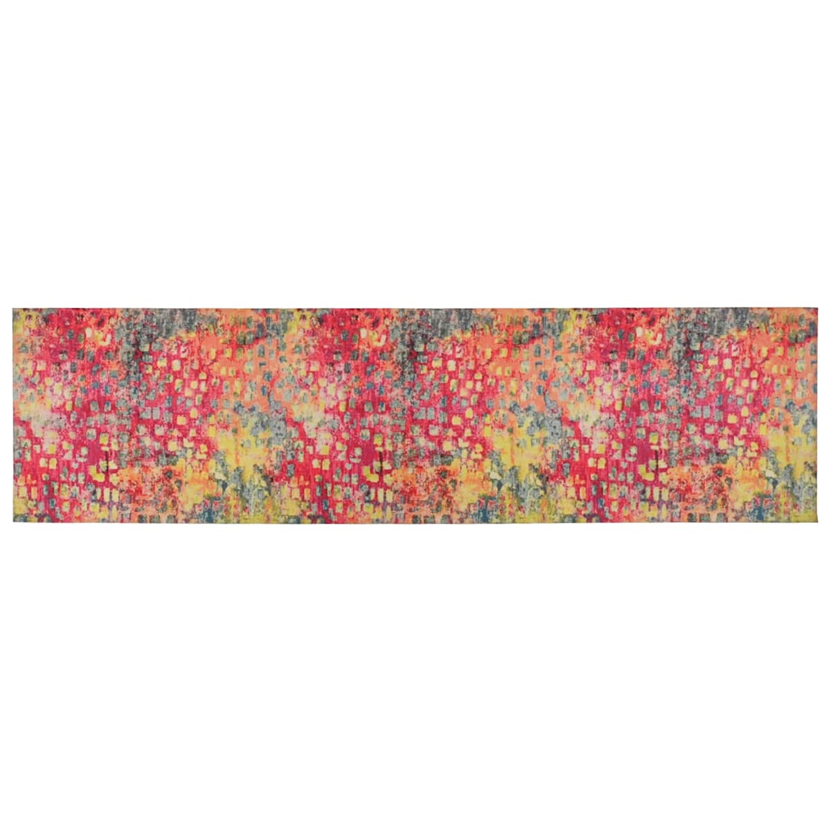 Trinmåtter 15 stk. 76 x 20 cm Flerfarvet Polyester Rektangulær - Billede 3