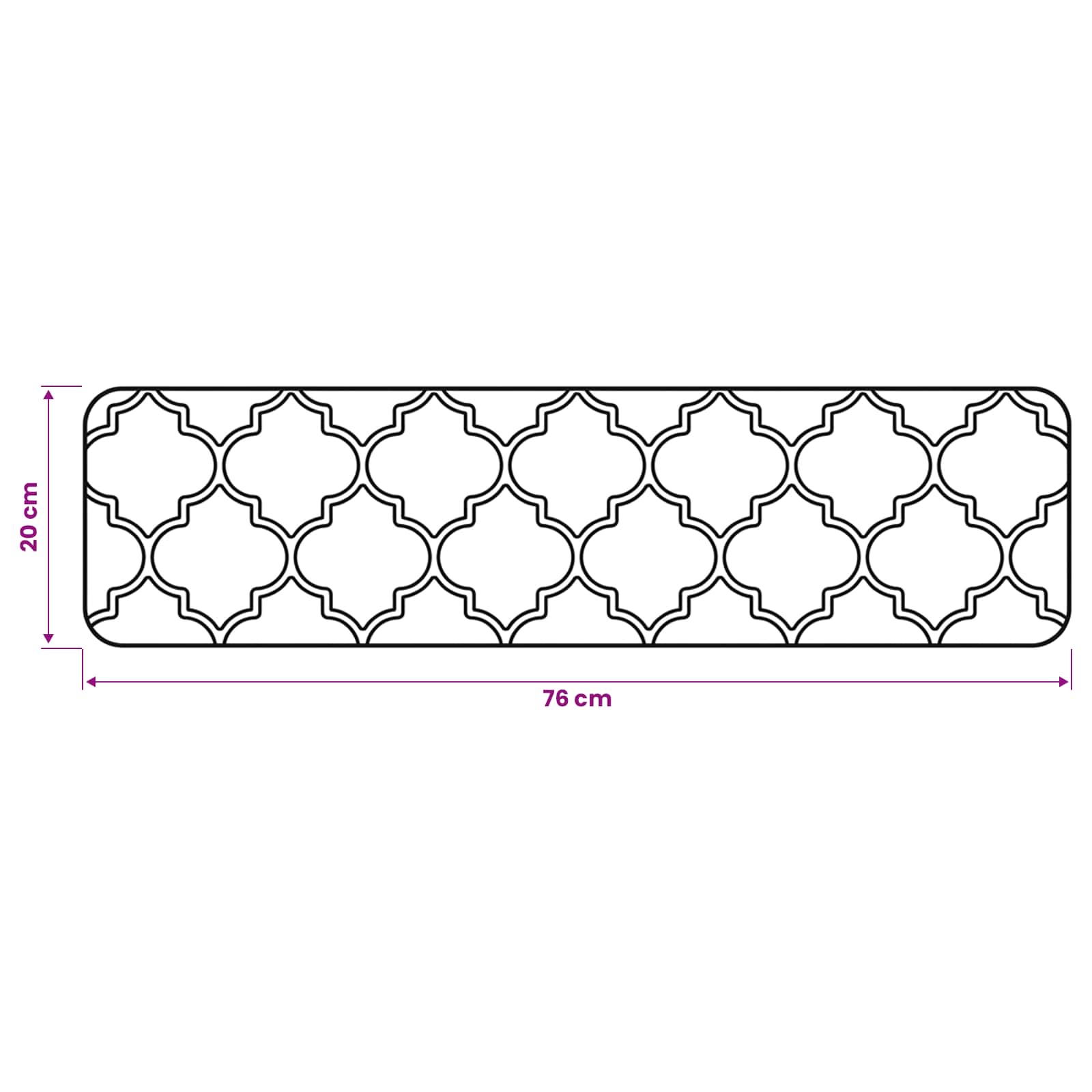 Podloge za stopnice 15 kos 76 x 20 cm Bež Poliester Pravokotna