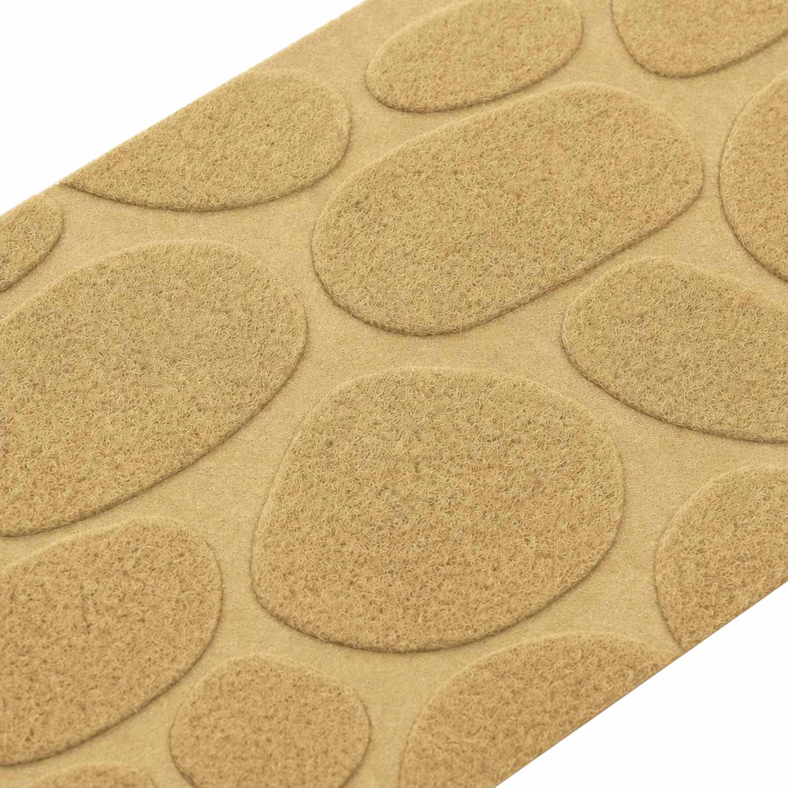 Podloge za stopnice 15 kos 76 x 20 cm Bež Poliester Pravokotna