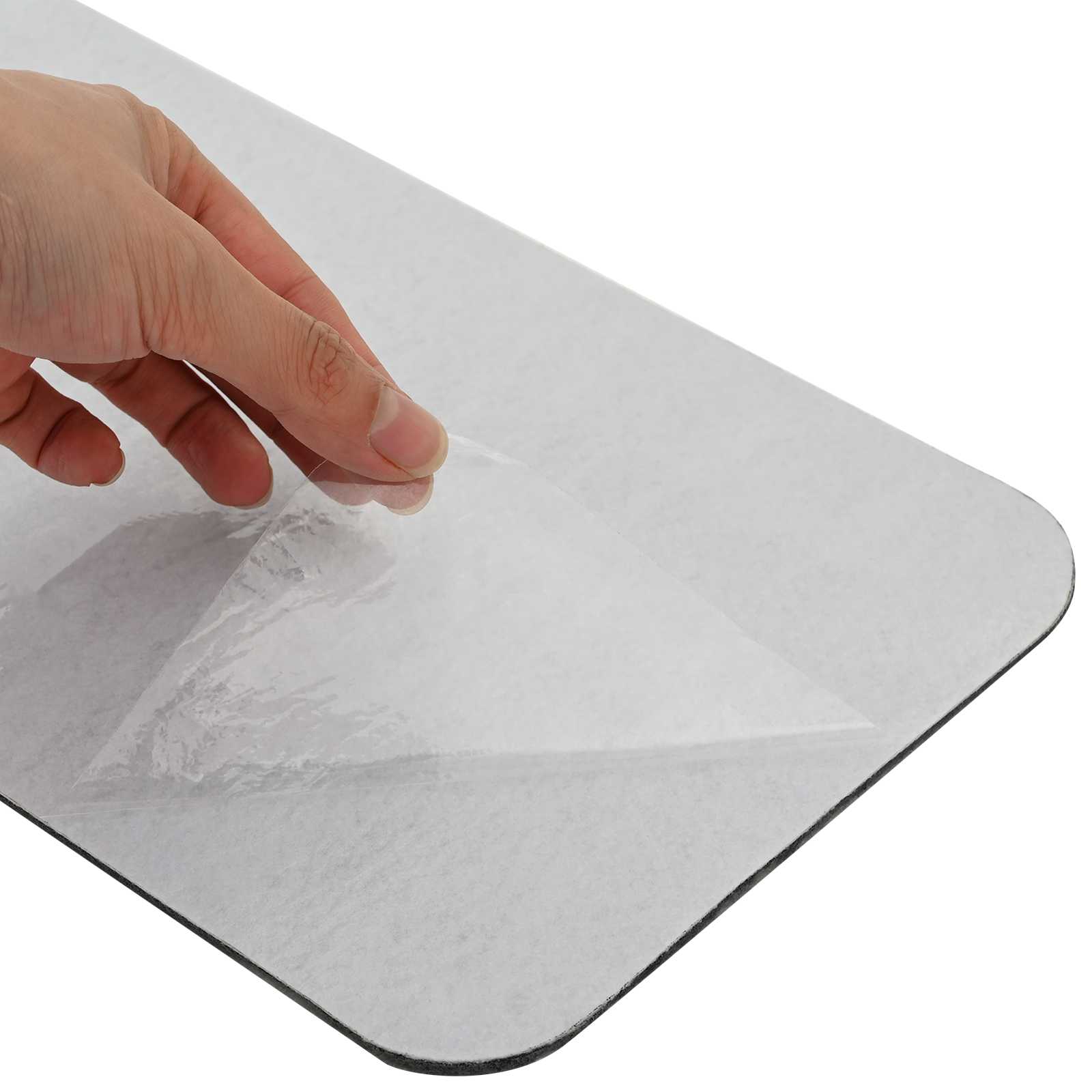 Podloge za stopnice 15 kos 76 x 20 cm Temno siva Poliester