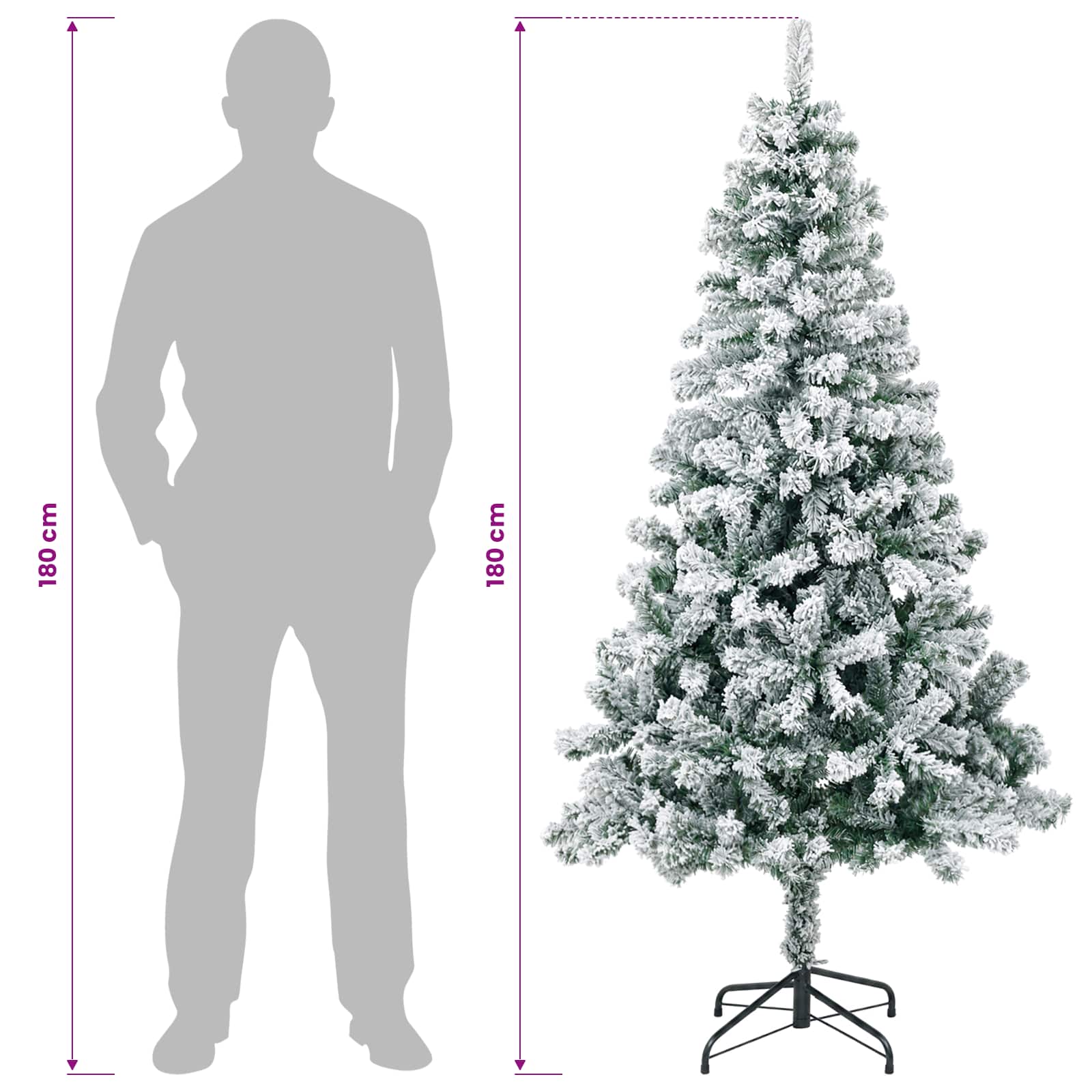 Artificial Christmas Tree size guide