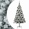 vidaXL Tehisj&otilde;ulukuusk koos kaunistustega 120 cm 150 LED-i Soe valge