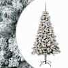 vidaXL Tehisj&otilde;ulukuusk koos kaunistustega 120 cm 150 LED-i Soe valge