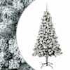 vidaXL Tehisj&otilde;ulukuusk koos kaunistustega 120 cm 150 LED-i Soe valge