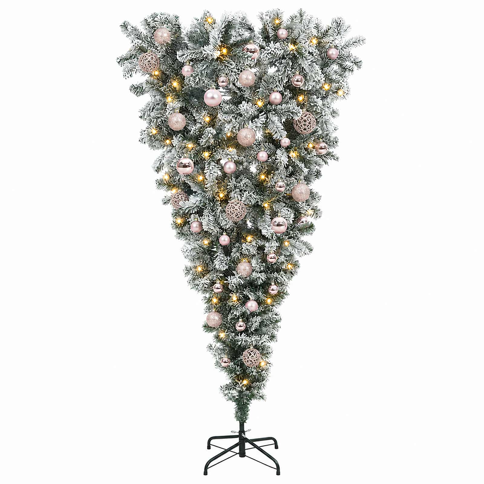 vidaXL Künstlicher Weihnachtsbaum mit Weihnachtskugel 120 cm 150 LEDs – Bild 4
