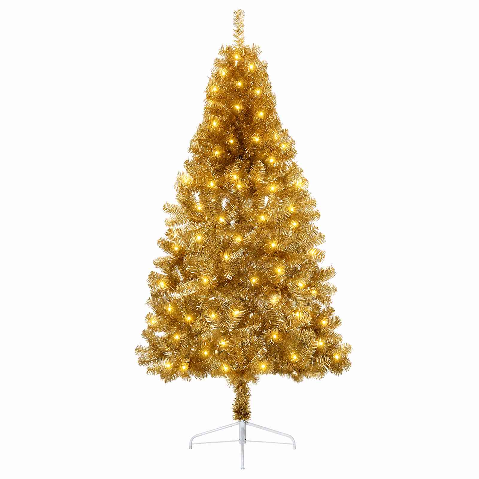 Umetno Zložljivo Božično Drevo 240 cm 300 LED Toplo bela