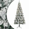 vidaXL Kunstlik kokkupandav j&otilde;ulupuu 120 cm 150 LED-i Soe valge