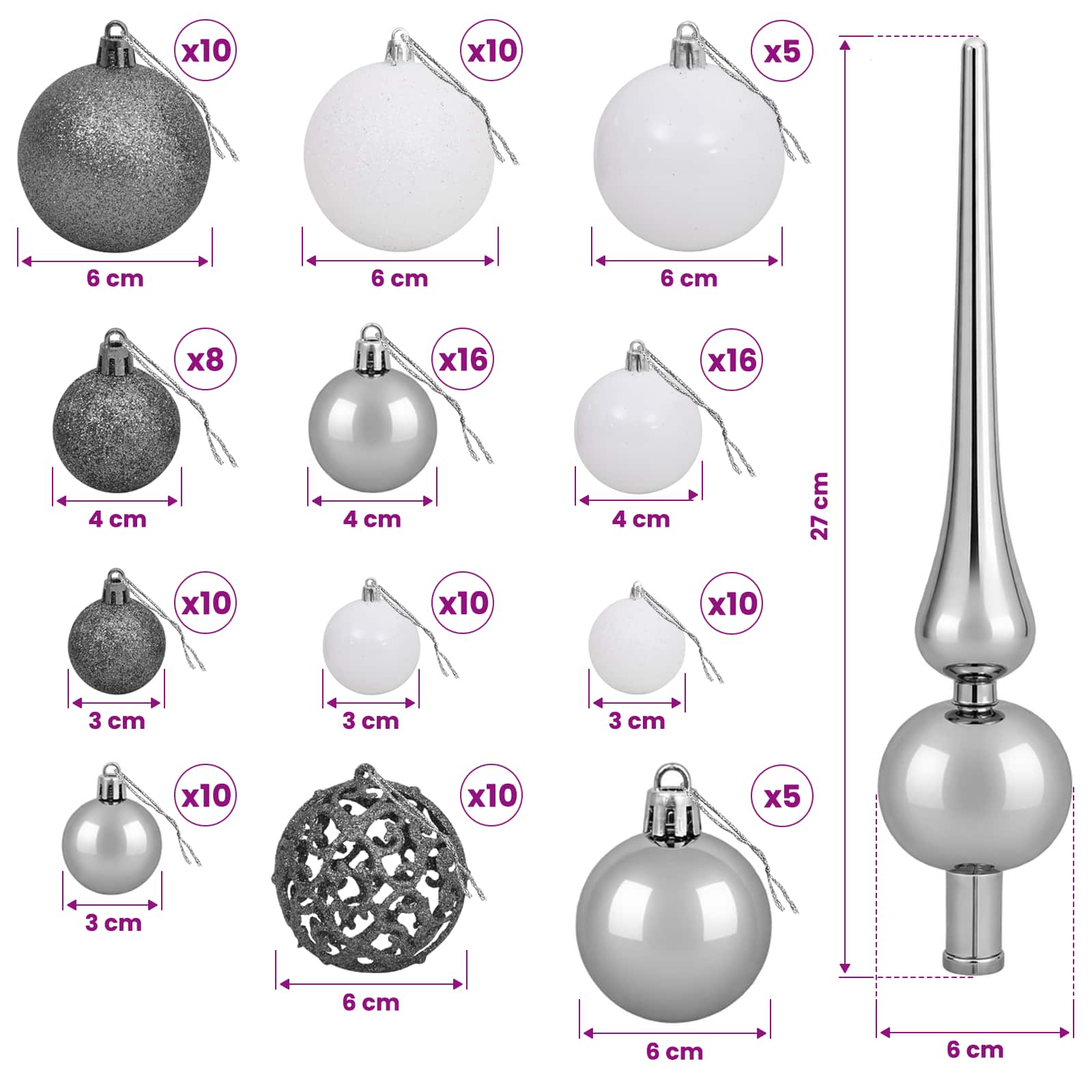 Umetna božična jelka z bučko 240 cm 300 LED Toplo bela