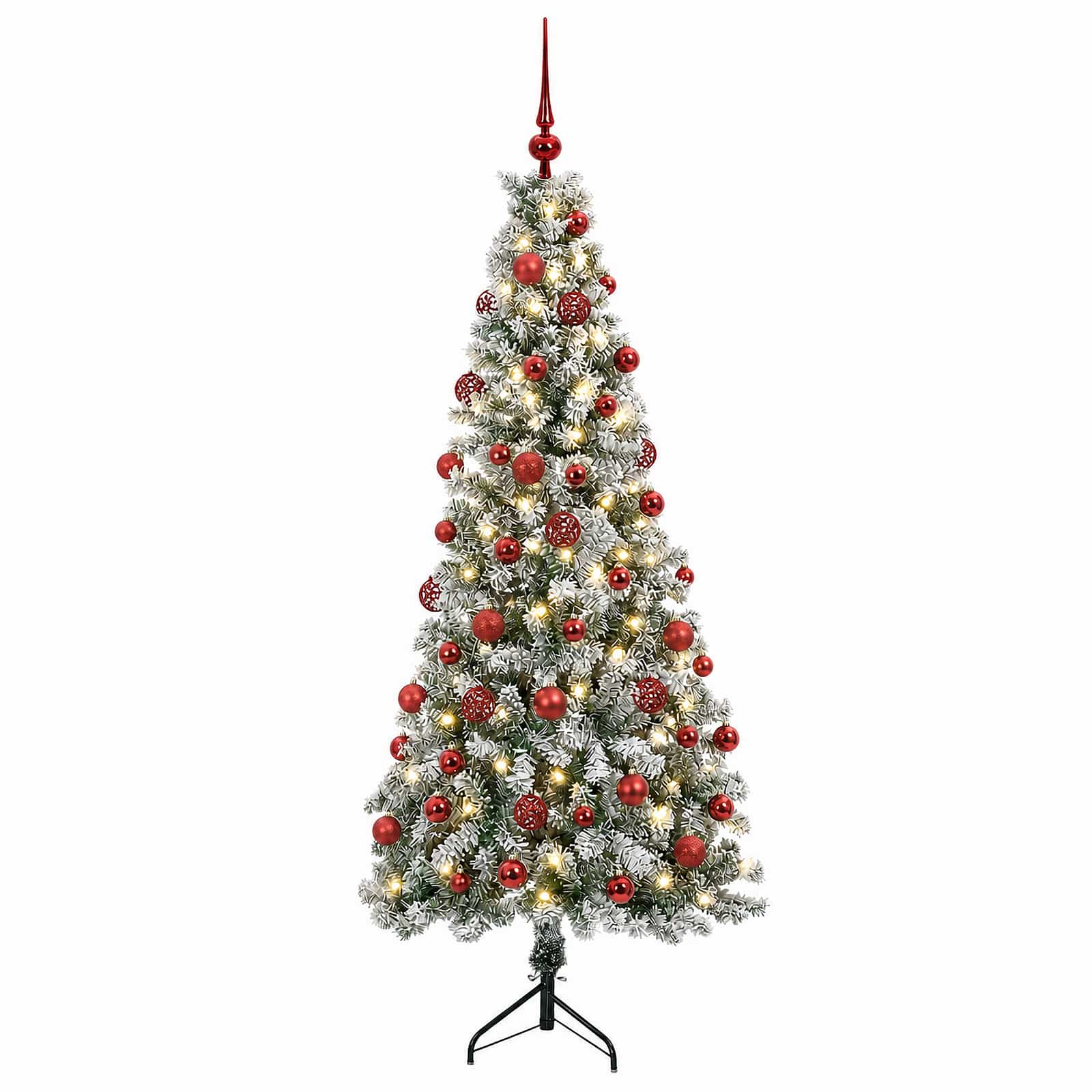 Umetna božična jelka z bučko 240 cm 300 LED Toplo bela