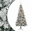 vidaXL Kunstkuusk koos j&otilde;ulukuuliga 120 cm 150 LED-i Soe valge