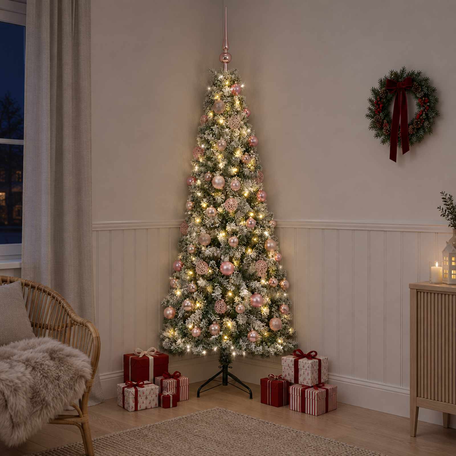 Artificial Christmas Tree with Bauble 300 LEDs