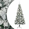 vidaXL Kunstkuusk koos j&otilde;ulukuuliga 120 cm 150 LED-i Soe valge