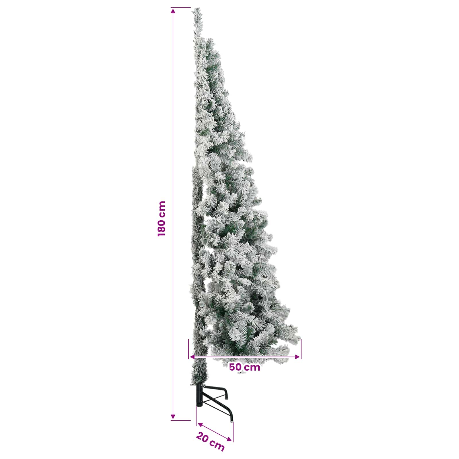 Umetna božična jelka z bučko 180 cm 300 LED Toplo bela