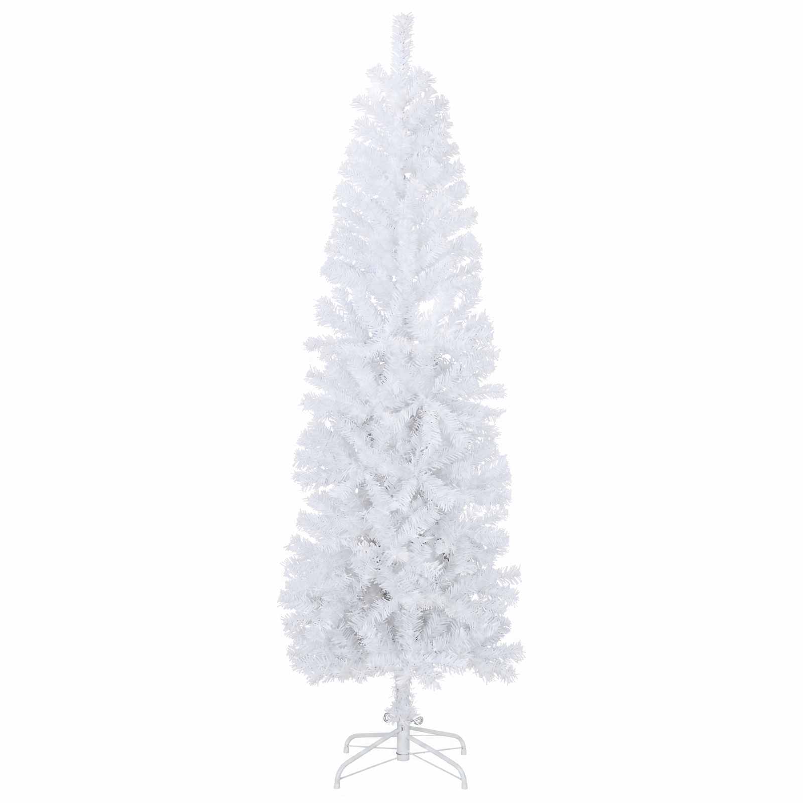 Umetno ozko božično drevesce z božično kroglico 240 cm 300 LED
