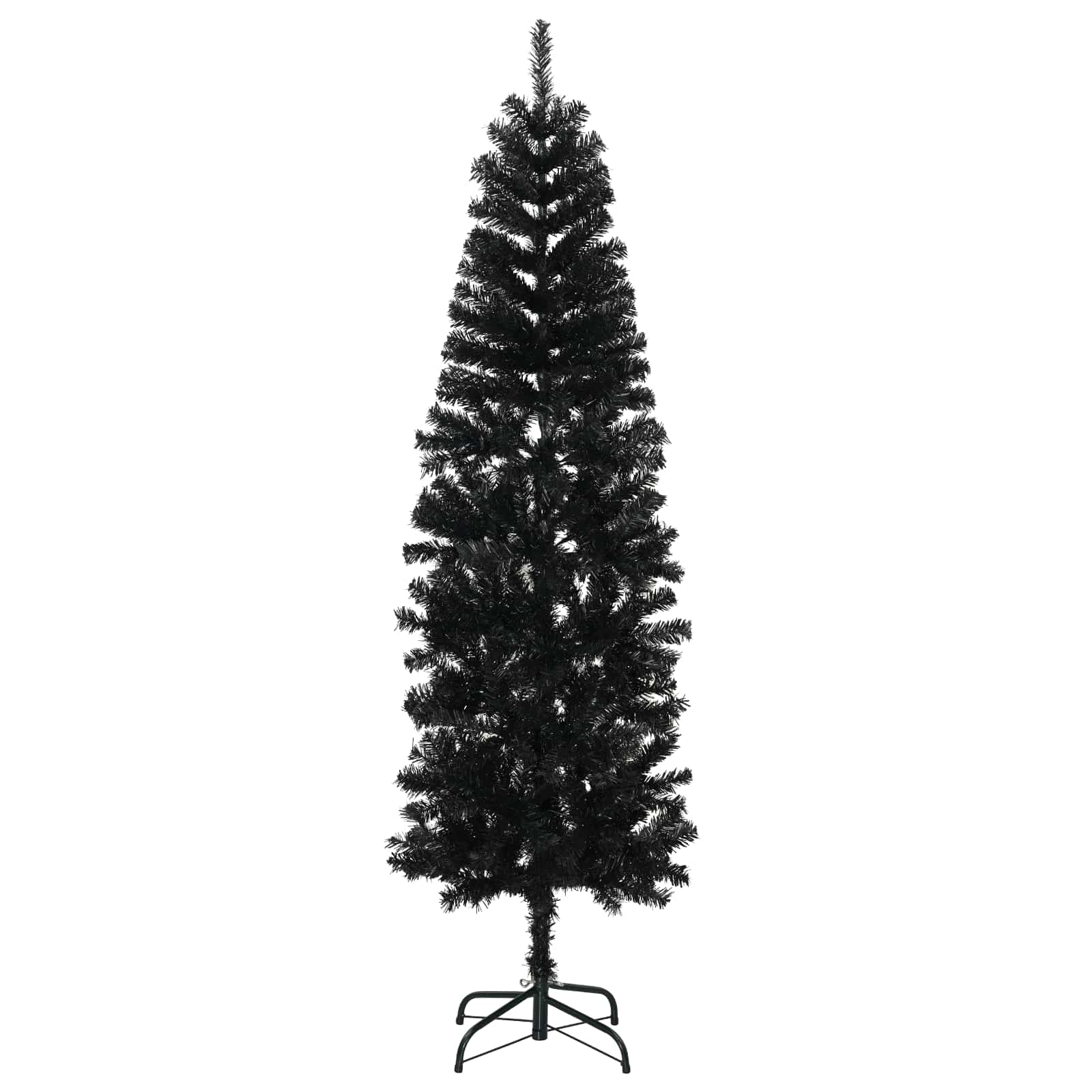 Umetno ozko božično drevesce z božično kroglico 210 cm 300 LED