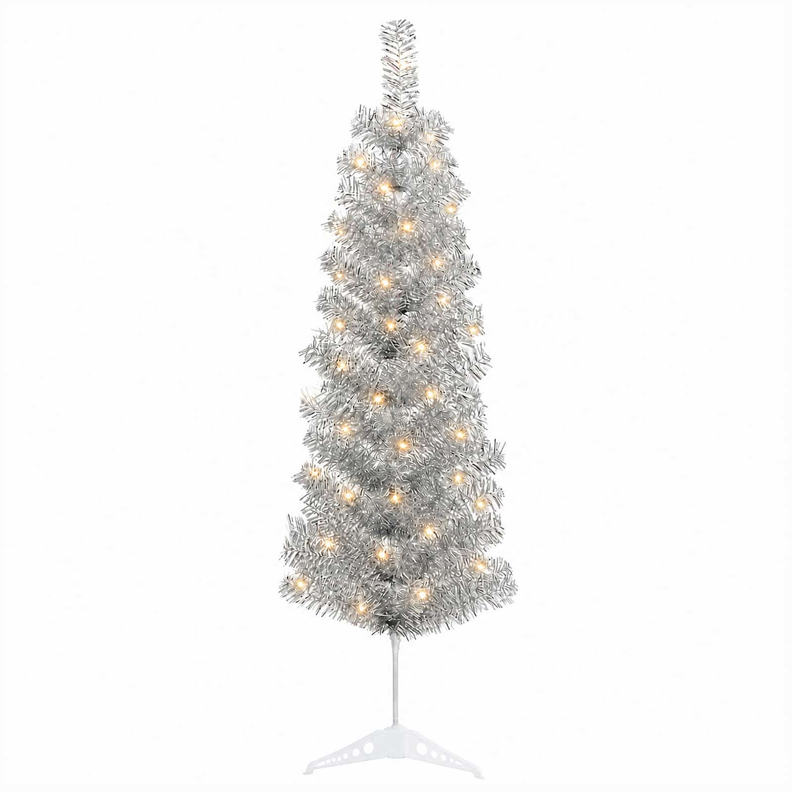 Umetno vitko božično drevo 150 cm 150 LED Toplo bela